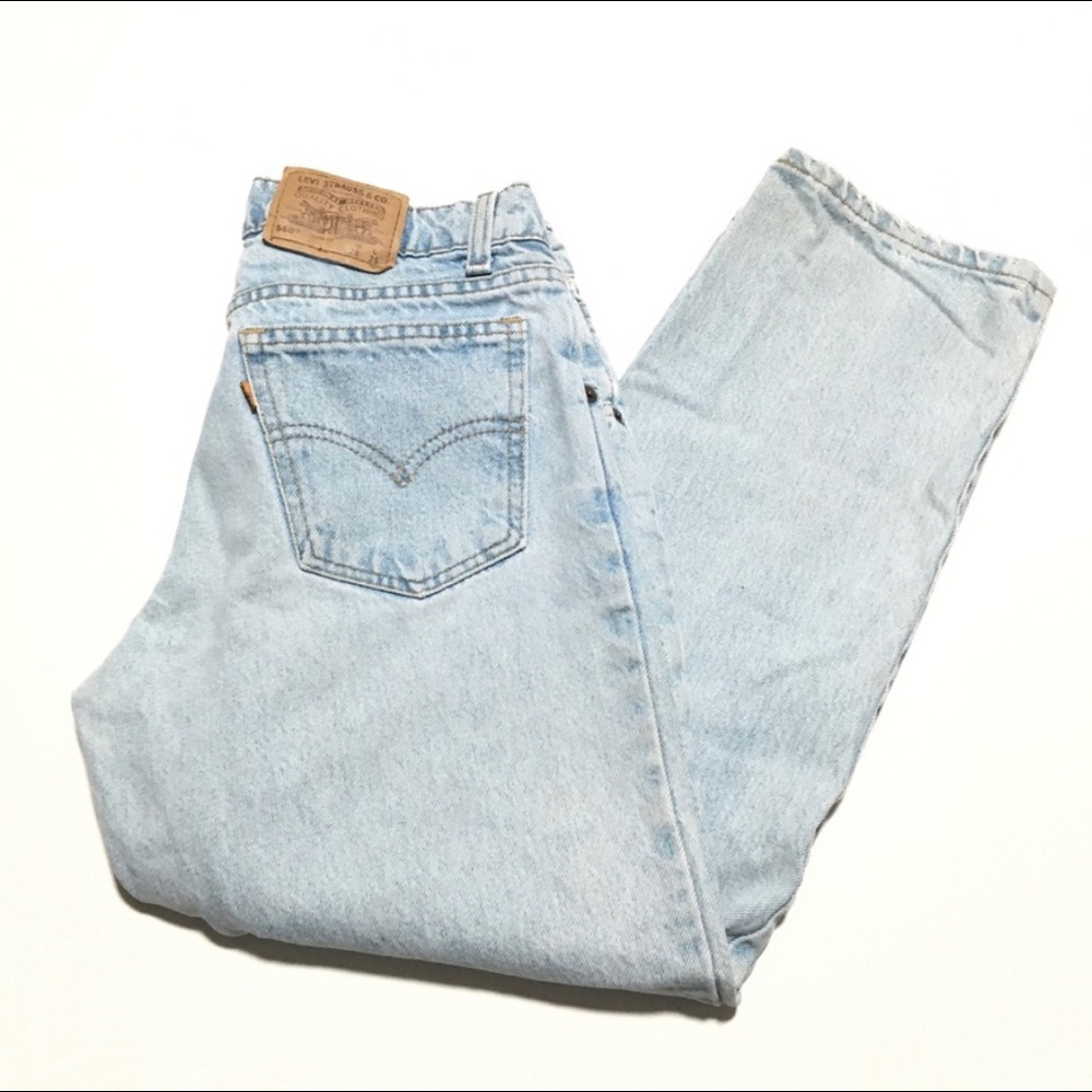 Levis • vintage orange tab mom jeans